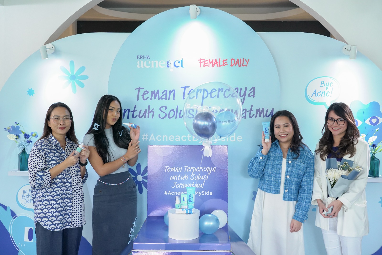 Teman Terpercaya untuk Solusi Jerawat, ERHA Acneact Luncurkan Campaign Terbaru #AcneactByMySide