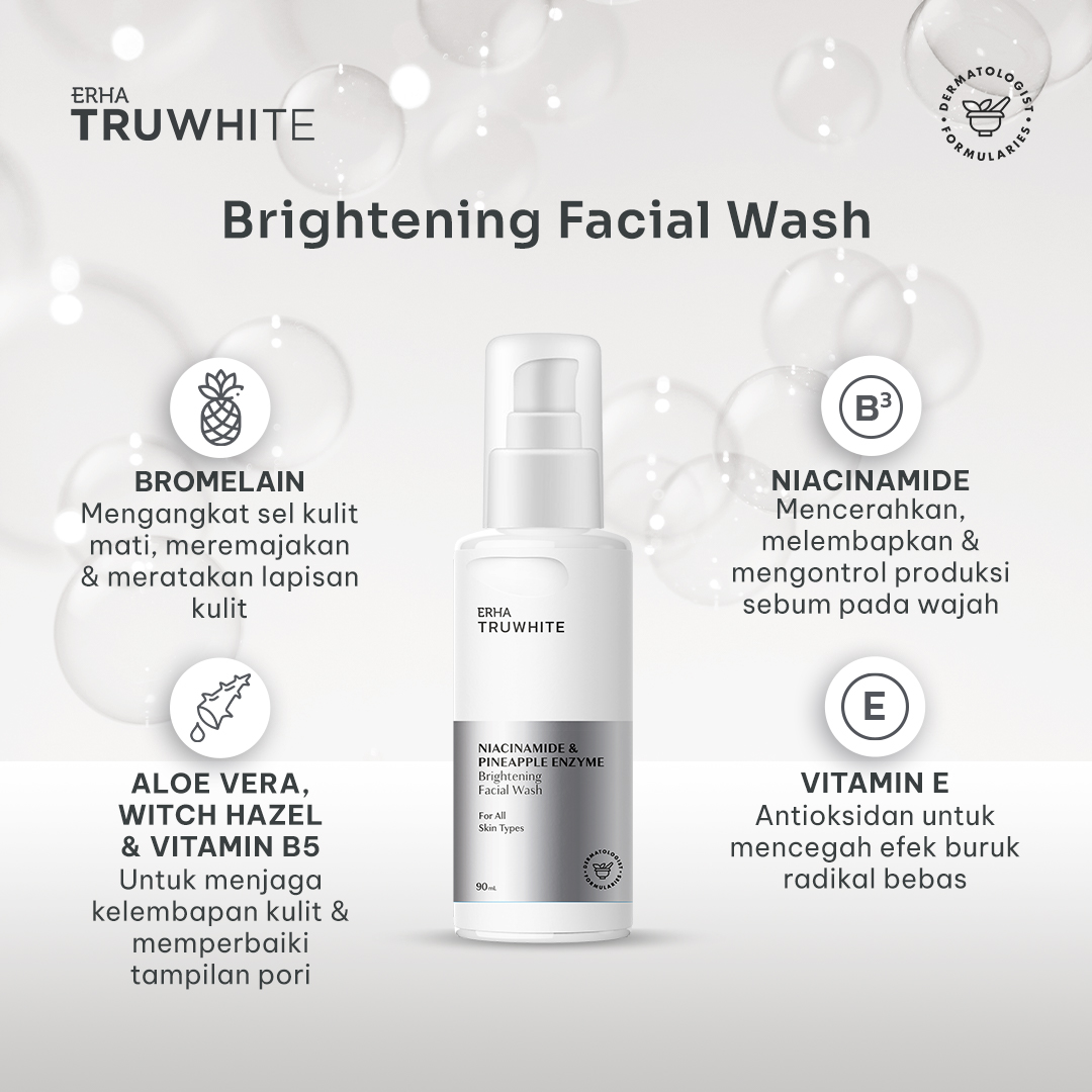 Niacinamide & Pineapple Enzyme Brightening Facial Wash