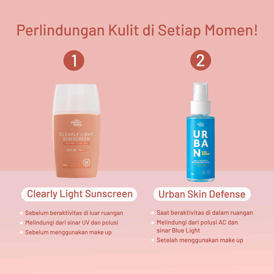 ERHA Perfect Shield Clearly Light Sunscreen SPF 50PA++++