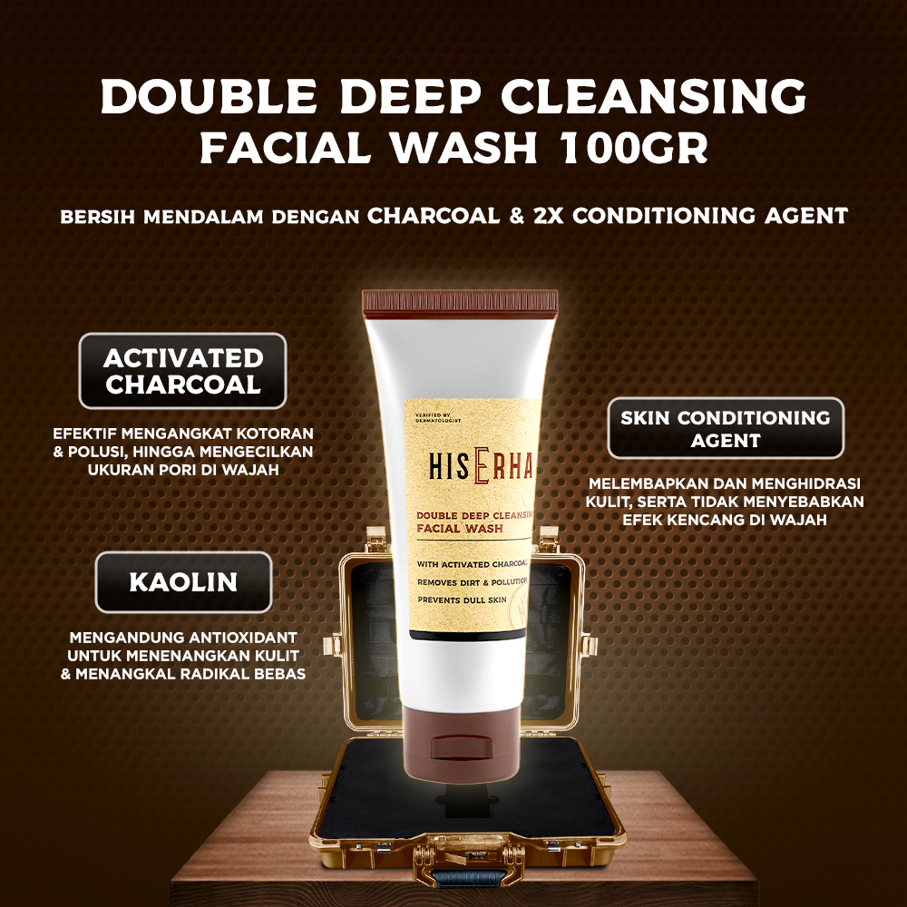 Double Deep Cleansing Facial Wash (BIG & MINI)