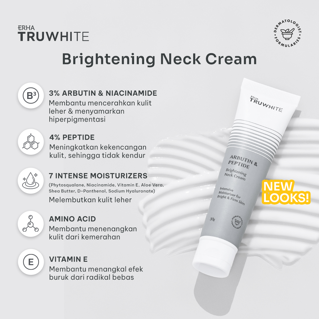 ERHA Arbutin & Peptide Brightening Neck Cream