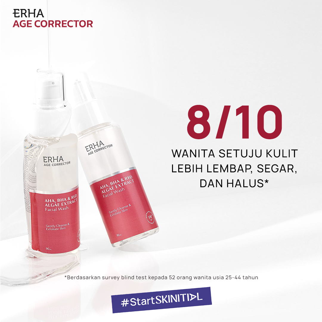 AHA, BHA & Red Algae Extract Facial Wash