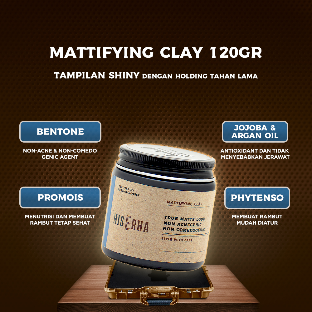 Mattifying Clay