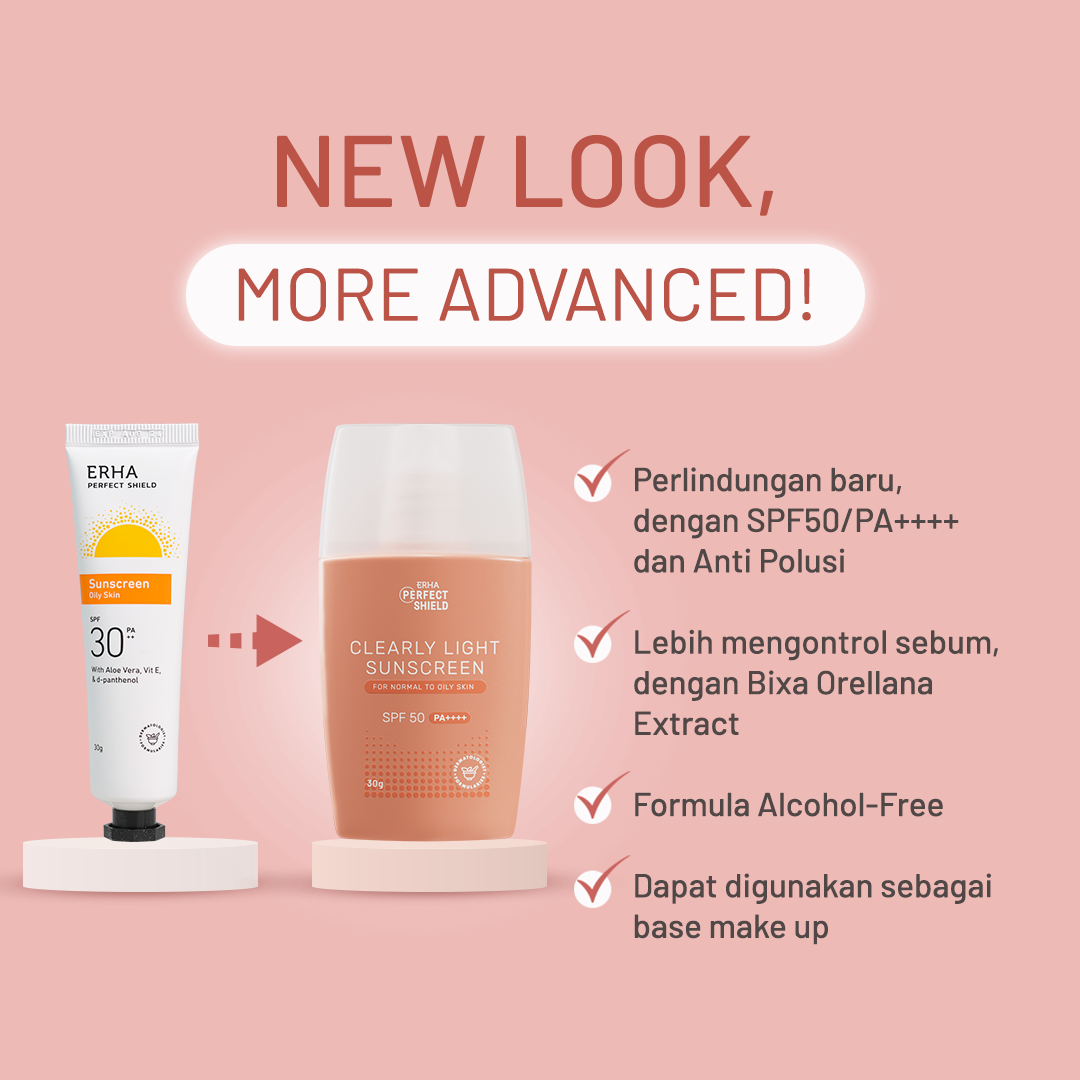 ERHA Perfect Shield Clearly Light Sunscreen SPF 50PA++++